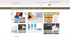 Desktop Screenshot of cosmor-kosmetik.de